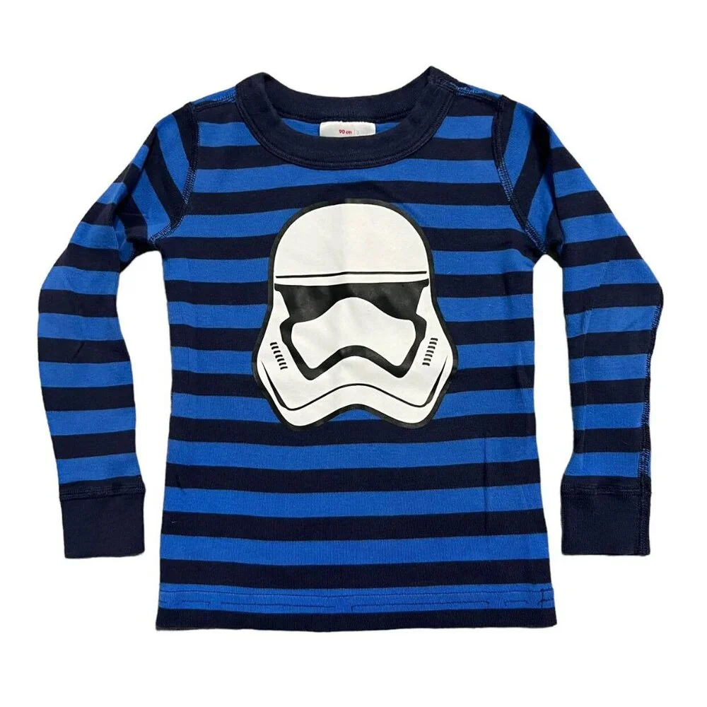 Hanna Andersson Sz 90 (3Y) Star Wars Storm Trooper Pajamas